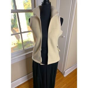 Old Navy soft vest ivory size small